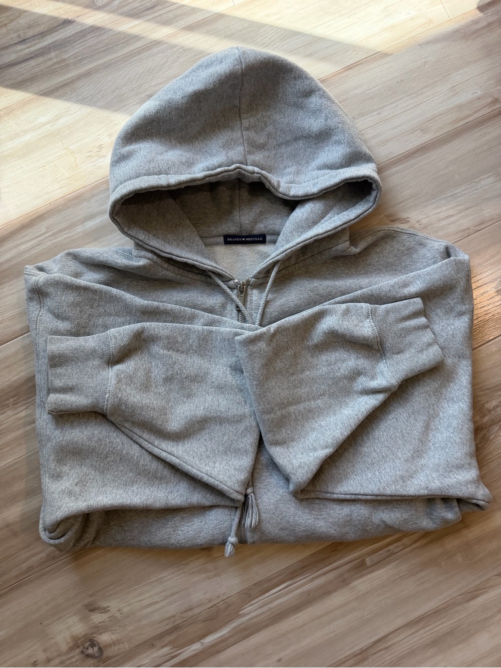Brandy Melville Zip-up Hoodie